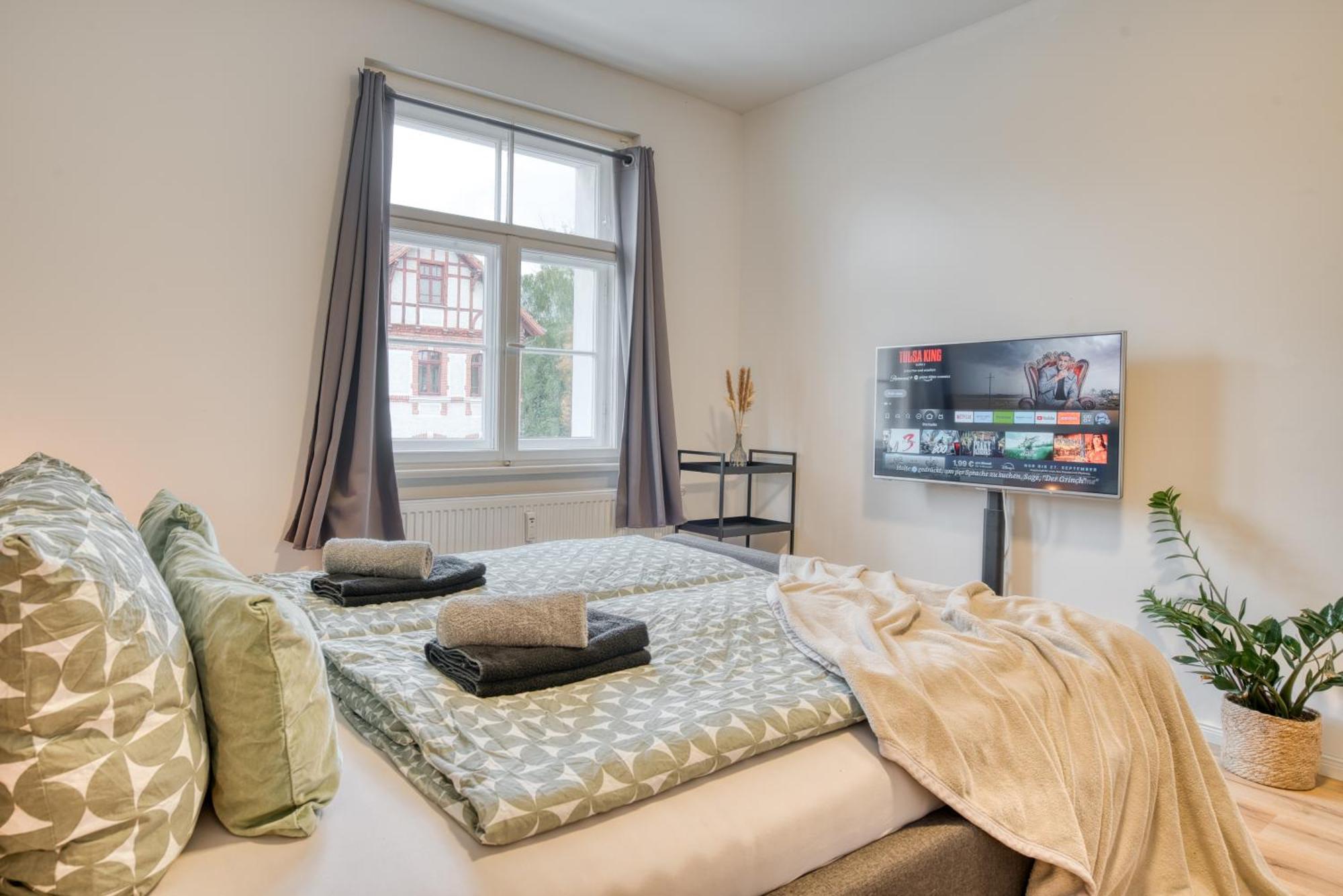 Homy I Stylisches Retroapartment Netflix & Wlan Leipzig Exterior foto